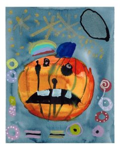 Rita Winkler's Painting: Andy the Pumpkin