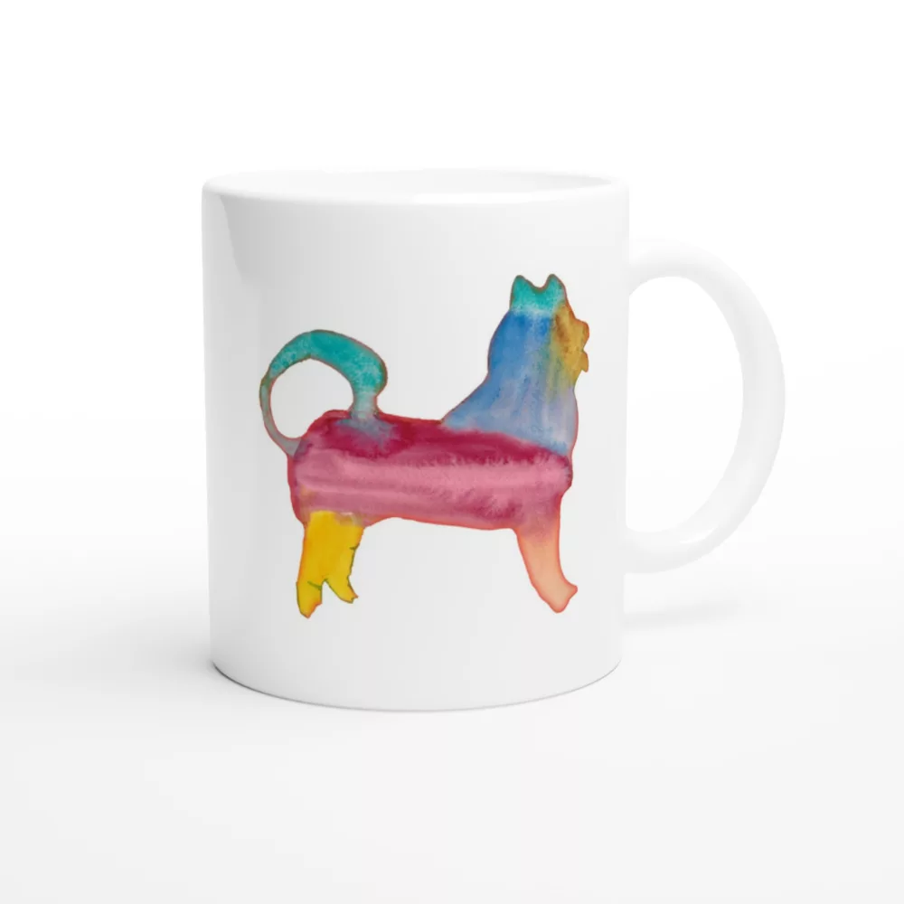 Husky Dog – White 11oz Ceramic Mug