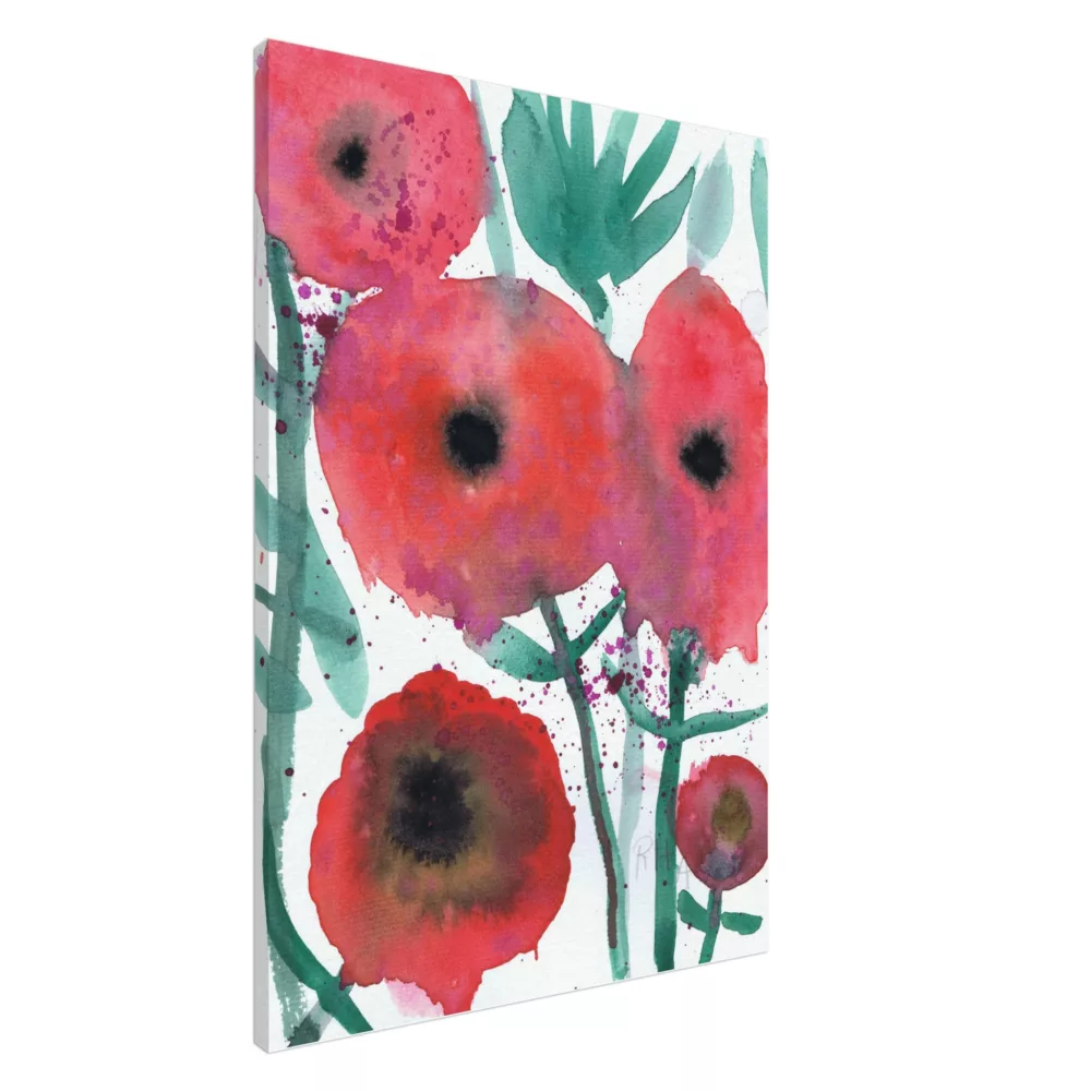 Rita Winkler's Painting: Poppies - Remembrance Day on Canvas