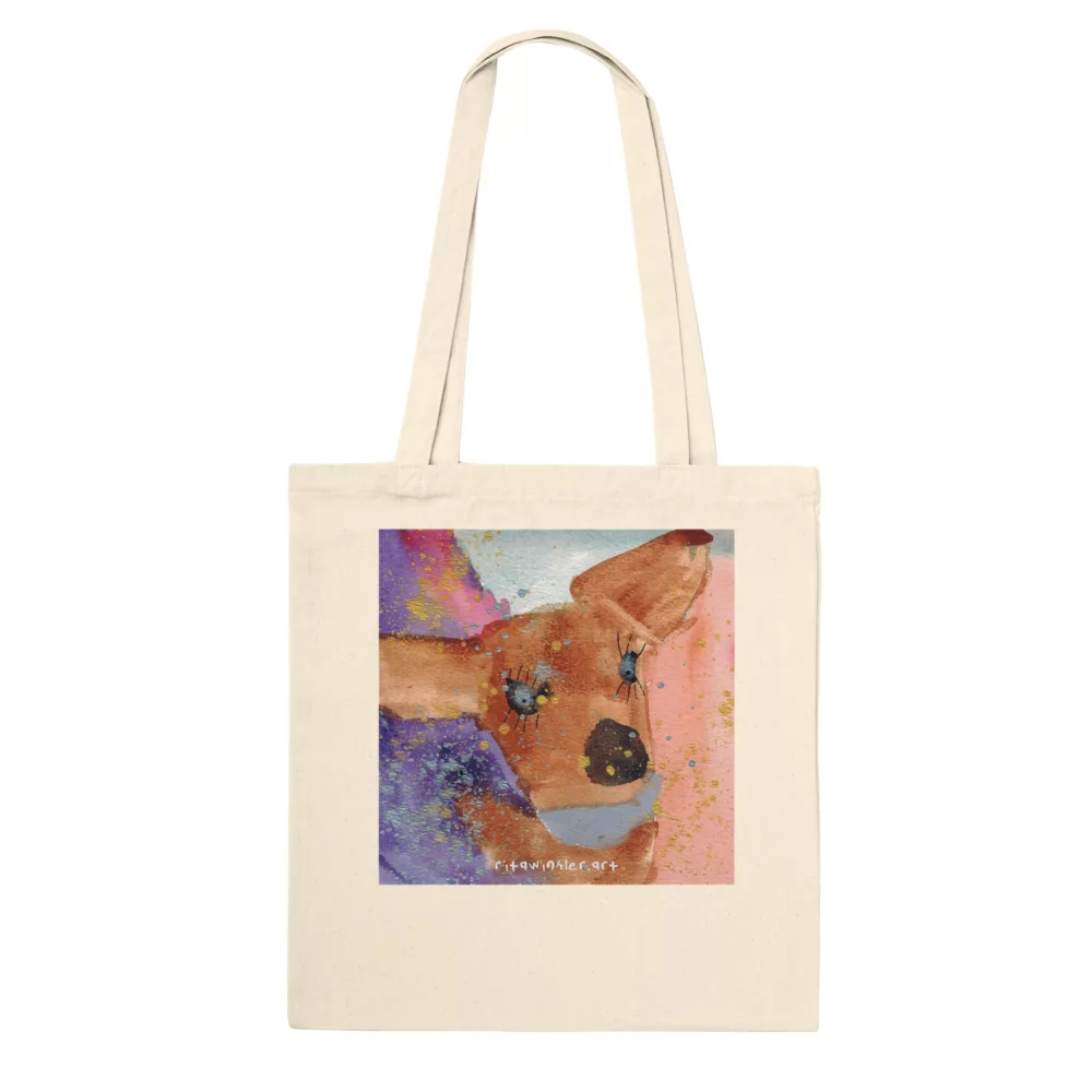 Deer (Carrot the Deer) Classic Natural Tote Bag