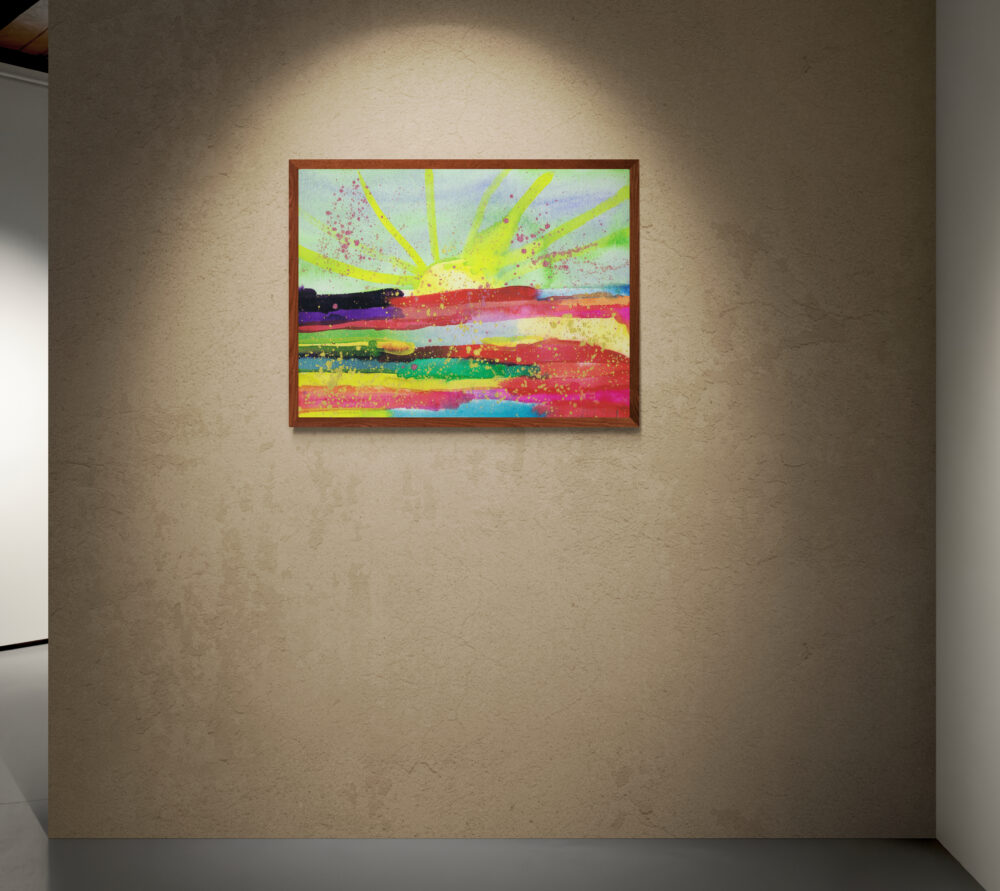 Rita Winkler's Painting: XSunset on the Water