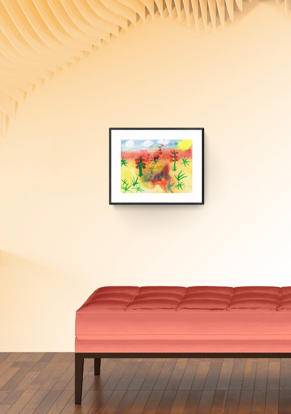 Rita Winkler's Painting: Blooming Desert