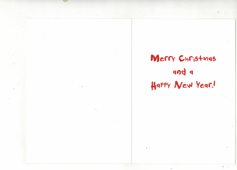 Christmas Card Inside