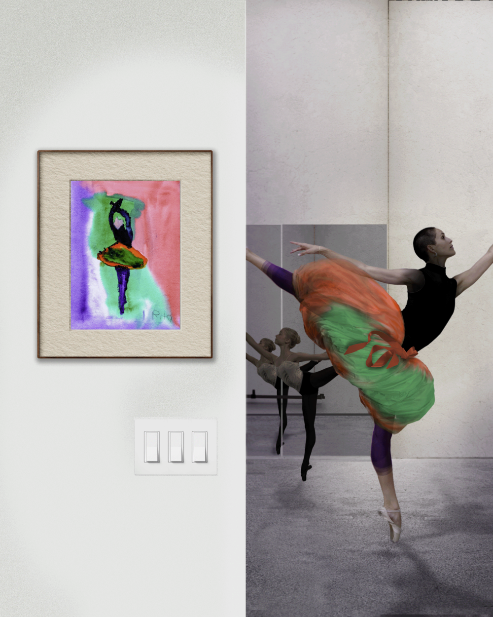 Rita Winkler's Painting: Ballerina