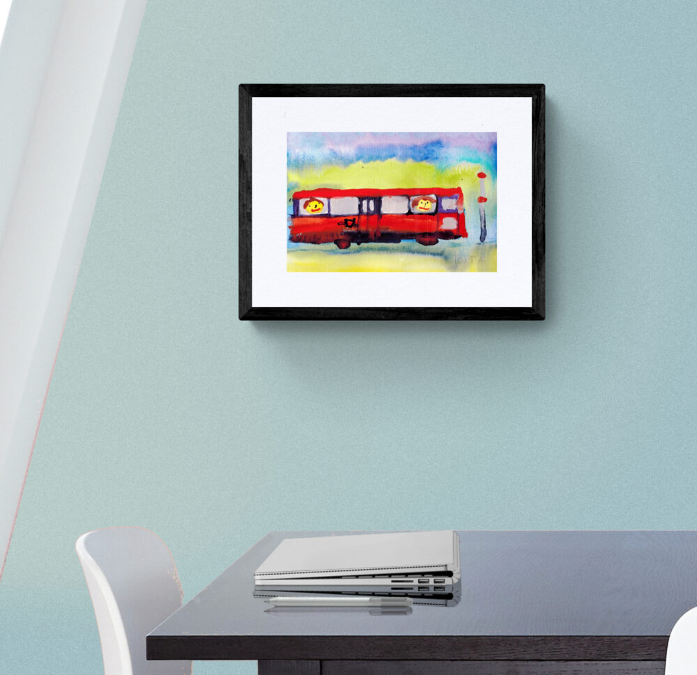 Rita Winkler's Painting: TTC Bus