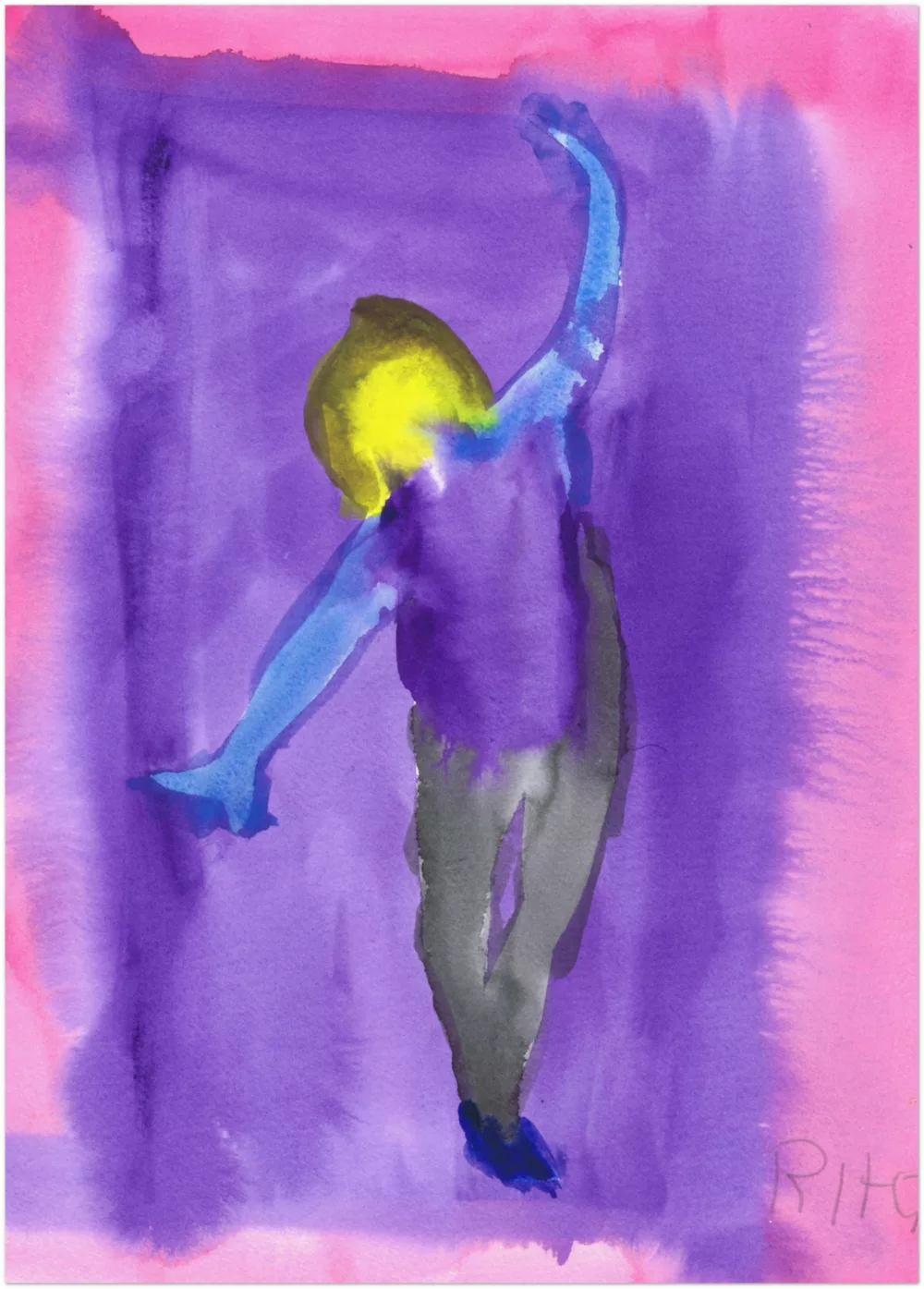 Rita Winkler's Painting: Yoga Tree Pose