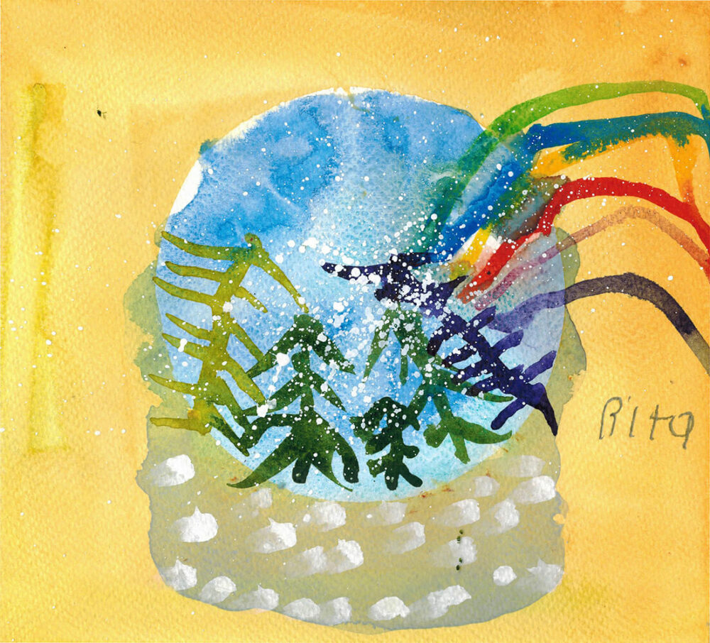 Rita Winkler's Painting: Snow Globe