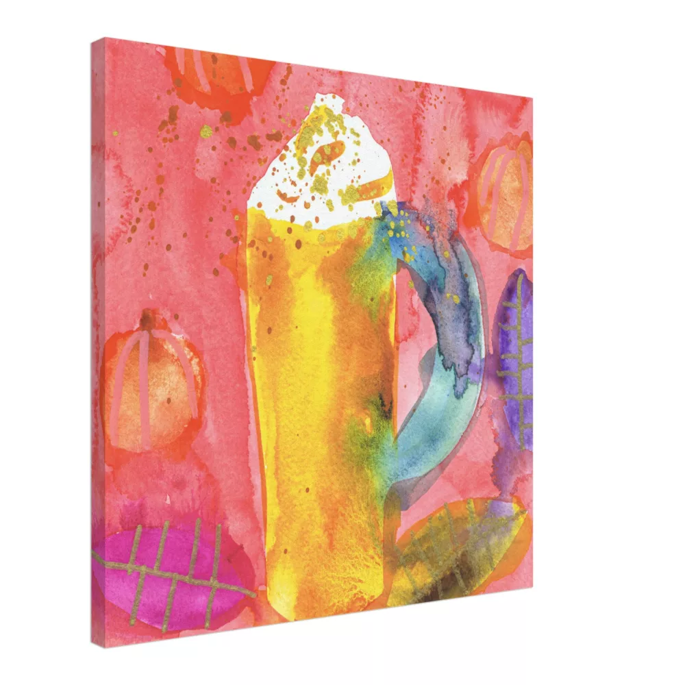 Rita Winkler's Painting: Pumpkin Latte on Canvas