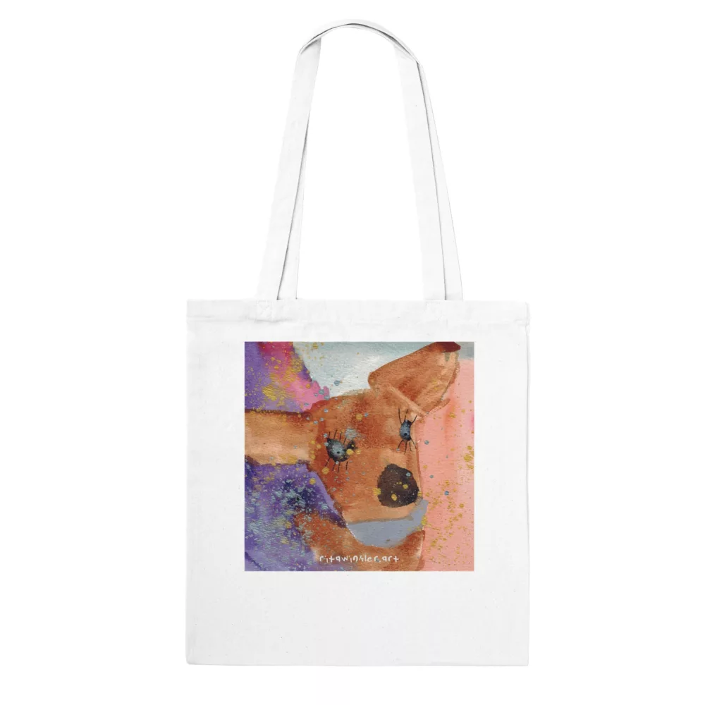 Deer (Carrot the Deer) Classic White Tote Bag